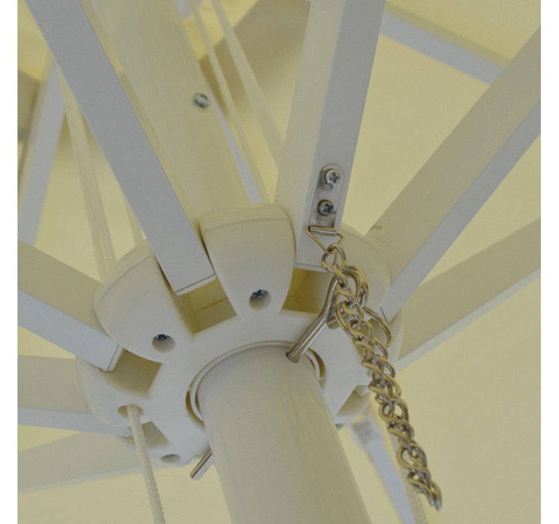 ΟΜΠΡΕΛΑ ΕΠΑΓΓΕΛΜΑΤΙΚΗ REGGIE ALUΦ2.20x2.50μ ΑΛΟΥΜΙΝΙΟΥ ΣΤΡΟΓΓΥΛΗ ΕΚΡΟΥ HM6012