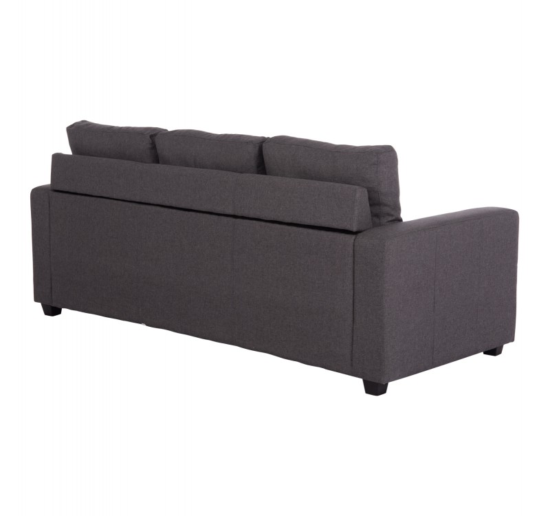 ΚΑΝΑΠΕΣ ΑΝΑΣΤΡΕΨΙΜΗ ΓΩΝΙΑ HM3004.02 ΜΕ ΓΚΡΙ ΥΦΑΣΜΑ 205X140X87Y εκ.