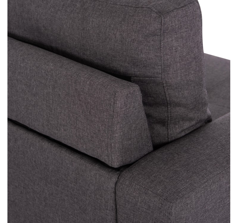 ΚΑΝΑΠΕΣ ΑΝΑΣΤΡΕΨΙΜΗ ΓΩΝΙΑ HM3004.02 ΜΕ ΓΚΡΙ ΥΦΑΣΜΑ 205X140X87Y εκ.