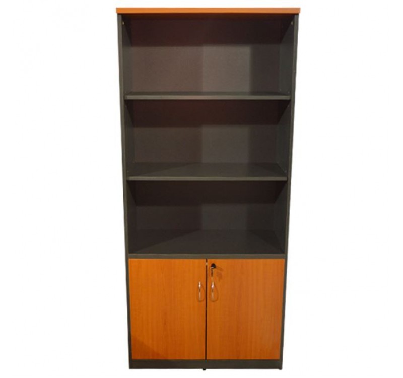 ΒΙΒΛΙΟΘΗΚΗ ΓΡΑΦΕΙΟΥ ΕΠΑΓΓΕΛΜΑΤΙΚΗ SIENNA 80Χ39Χ179Υεκ.HM2014.03 ΚΕΡΑΣΙ ΜΕ 2 ΠΟΡΤΕΣ