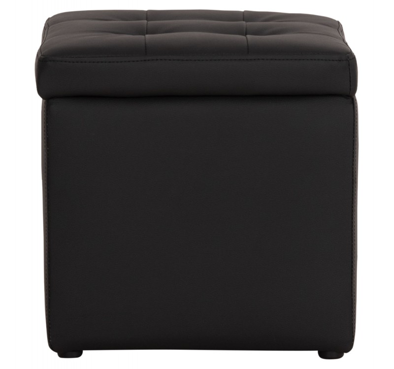 ΣΚΑΜΠΩ ΜΕ ΑΠΟΘΗΚΕΥΤΙΚΟ ΧΩΡΟ PU ΜΑΥΡΟ CUBE HM224.01 38x38x36.5Υεκ.