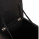 ΣΚΑΜΠΩ ΜΕ ΑΠΟΘΗΚΕΥΤΙΚΟ ΧΩΡΟ PU ΜΑΥΡΟ CUBE HM224.01 38x38x36.5Υεκ.