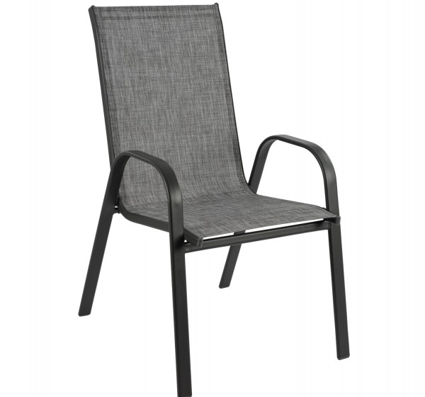 ΠΟΛΥΘΡΟΝΑ ΕΞ.ΧΩΡΟΥ LEON HM5000.01 ΜΕΤΑΛΛΙΚΗ ΓΚΡΙ ΜΕ TEXTILENE ΓΚΡΙ 54x70x93Υεκ