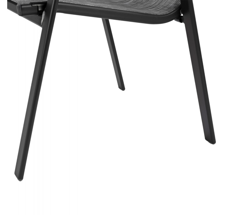 ΠΟΛΥΘΡΟΝΑ ΕΞ.ΧΩΡΟΥ LEON HM5000.01 ΜΕΤΑΛΛΙΚΗ ΓΚΡΙ ΜΕ TEXTILENE ΓΚΡΙ 54x70x93Υεκ