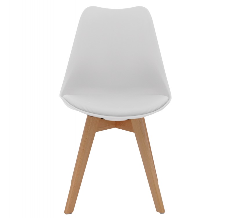 ΚΑΡΕΚΛΑ VEGAS HM0033.01 ΜΕ ΞΥΛΙΝΑ ΠΟΔΙΑ ΚΑΙ ΜΕ ΚΑΘΙΣΜΑ ΛΕΥΚΟ 47x56,6x82Υεκ.