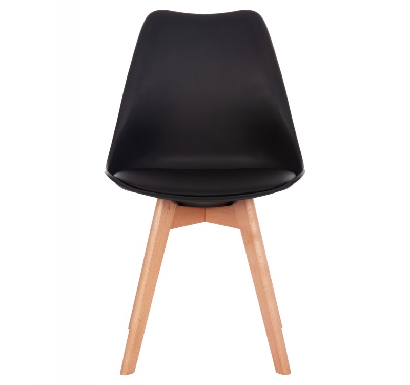 ΚΑΡΕΚΛΑ VEGAS HM0033.02 ΜΕ ΞΥΛΙΝΑ ΠΟΔΙΑ ΚΑΙ ΜΕ ΚΑΘΙΣΜΑ ΜΑΥΡΟ 48x49x81Υεκ.