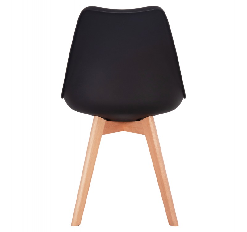 ΚΑΡΕΚΛΑ VEGAS HM0033.02 ΜΕ ΞΥΛΙΝΑ ΠΟΔΙΑ ΚΑΙ ΜΕ ΚΑΘΙΣΜΑ ΜΑΥΡΟ 48x49x81Υεκ.