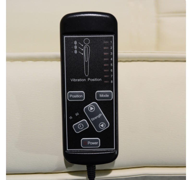 ΠΟΛΥΘΡΟΝΑ RELAX ΜΕ ΜΗΧΑΝΙΣΜΟ MASSAGE ROCCA HM0026.02 PU ΕΚΡΟΥ 80x96x97 εκ.