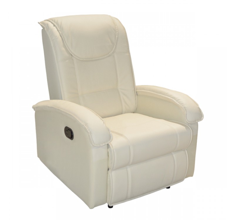 ΠΟΛΥΘΡΟΝΑ RELAX ΜΕ ΜΗΧΑΝΙΣΜΟ MASSAGE ROCCA HM0026.02 PU ΕΚΡΟΥ 80x96x97 εκ.