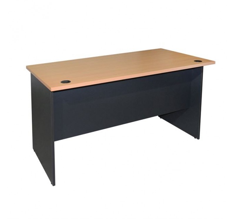 ΓΡΑΦΕΙΟ ΕΠΑΓΓΕΛΜΑΤΙΚΟ SIENNA 120x70x75Y-- HM2015.01 ΓΚΡΙ-ΟΞΙΑ