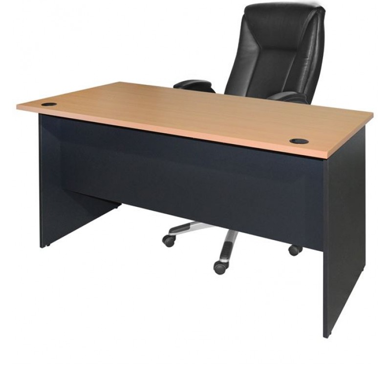 ΓΡΑΦΕΙΟ ΕΠΑΓΓΕΛΜΑΤΙΚΟ ABELINA 150x75x75 HM2016.01 ΓΚΡΙ-ΟΞΙΑ