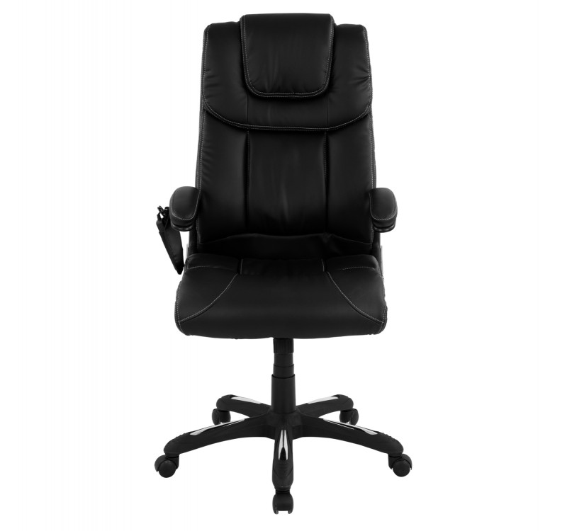 ΚΑΡΕΚΛΑ ΓΡΑΦΕΙΟΥ THORIN HM1050.01 ΜΕ MASSAGE ΜΑΥΡΗ HOMEMARKT 62x70x127Y εκ.