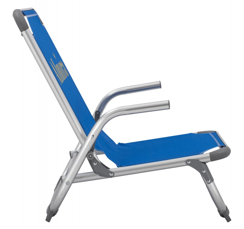 ΚΑΡΕΚΛΑΚΙ ΠΑΡΑΛΙΑΣ ΑΛΟΥΜINIOY ΒΑΡ.ΤΥΠΟΥ ΨΗΛΗ ΠΛΑΤΗ ALMIRA HM5053.01 ΜΠΛΕ 56x70x66Υεκ