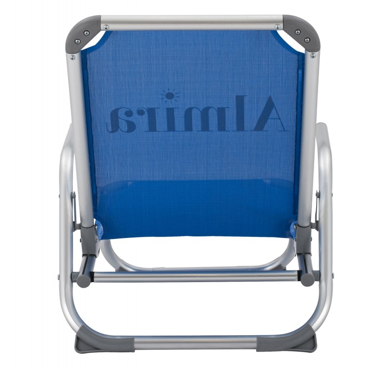 ΚΑΡΕΚΛΑΚΙ ΠΑΡΑΛΙΑΣ ΑΛΟΥΜINIOY ΒΑΡ.ΤΥΠΟΥ ΨΗΛΗ ΠΛΑΤΗ ALMIRA HM5053.01 ΜΠΛΕ 56x70x66Υεκ