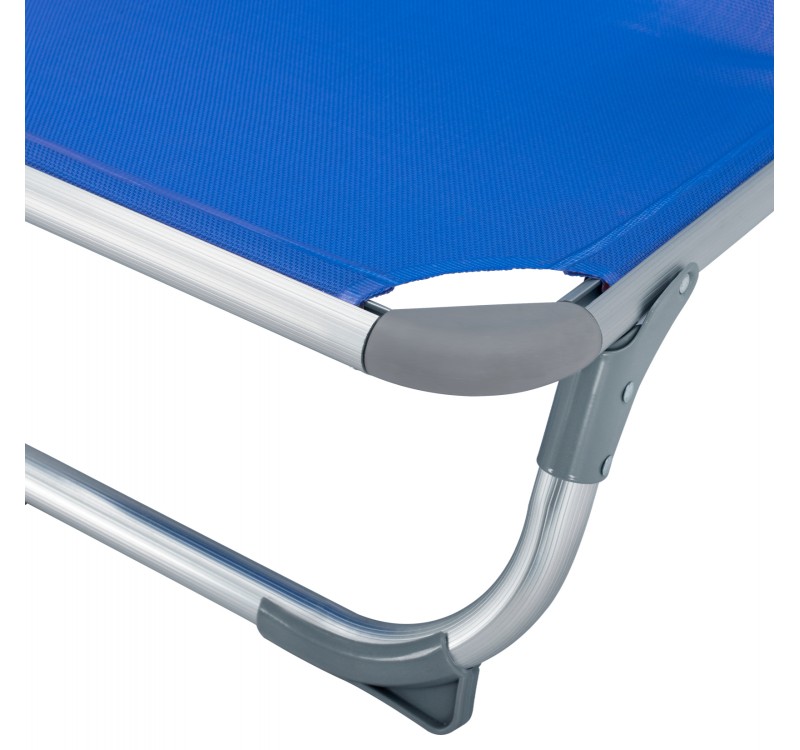 ΚΑΡΕΚΛΑΚΙ ΠΑΡΑΛΙΑΣ ΑΛΟΥΜINIOY ΒΑΡ.ΤΥΠΟΥ ΨΗΛΗ ΠΛΑΤΗ ALMIRA HM5053.01 ΜΠΛΕ 56x70x66Υεκ