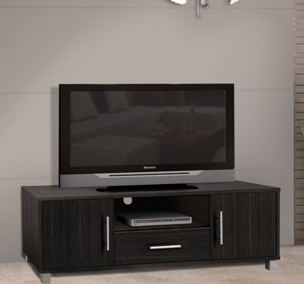 ΕΠΙΠΛΟ ΤΗΛΕΟΡΑΣΗΣ MACIE ΜΕΛΑΜΙΝΗΣ HM2203.01 ZEBRANO 120x40x39Y εκ.