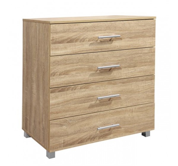 ΣΥΡΤΑΡΙΕΡΑ ΜΕΛΑΜΙΝΗΣ BRIANA HM2204.02 ME 4 ΣΥΡΤΑΡΙΑ SONAMA 75x40x83Y εκ.