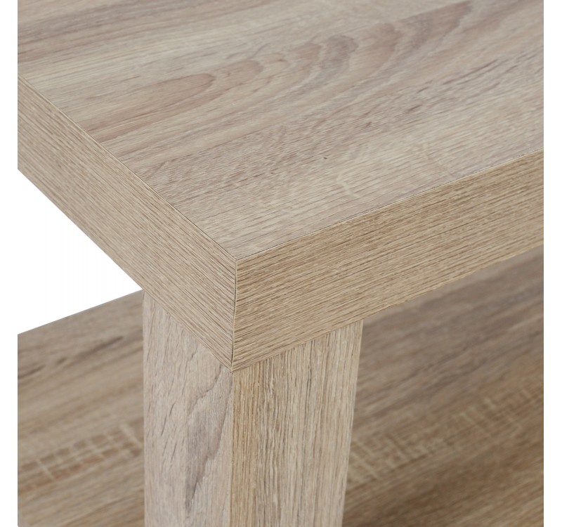 ΤΡΑΠΕΖΙ ΣΑΛΟΝΙΟΥ ΜΕΛΑΜΙΝΗΣ ALAYNA HM2207.02 SONAMA 90X45X45 εκ.
