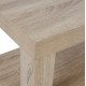 ΤΡΑΠΕΖΙ ΣΑΛΟΝΙΟΥ ΜΕΛΑΜΙΝΗΣ ALAYNA HM2207.02 SONAMA 90X45X45 εκ.