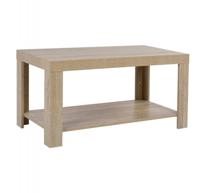 ΤΡΑΠΕΖΙ ΣΑΛΟΝΙΟΥ ΜΕΛΑΜΙΝΗΣ ALAYNA HM2207.02 SONAMA 90X45X45 εκ.