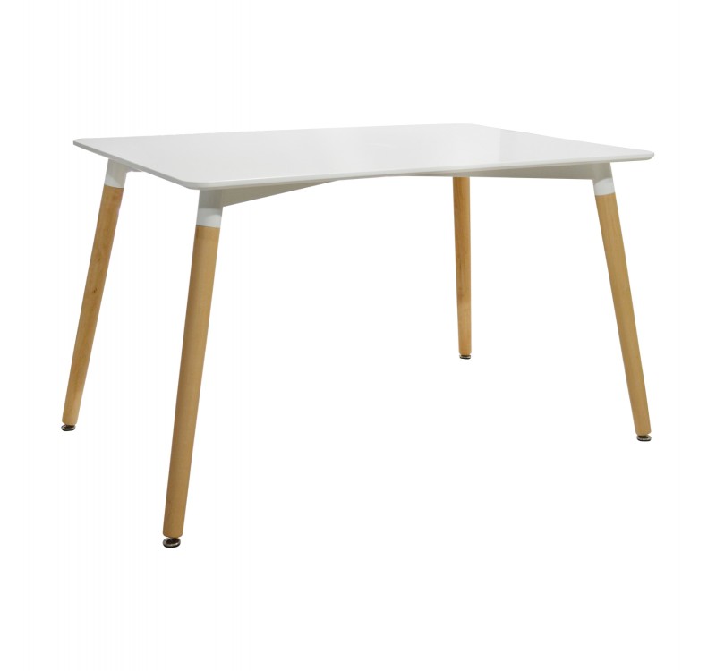 ΣΕΤ ΤΡΑΠΕΖΑΡΙΑ 5Τ ΤΡΑΠΕΖΙ MINIMAL 120x80x73 cm-TWIST ΚΟΚΚΙΝ HM10080.04