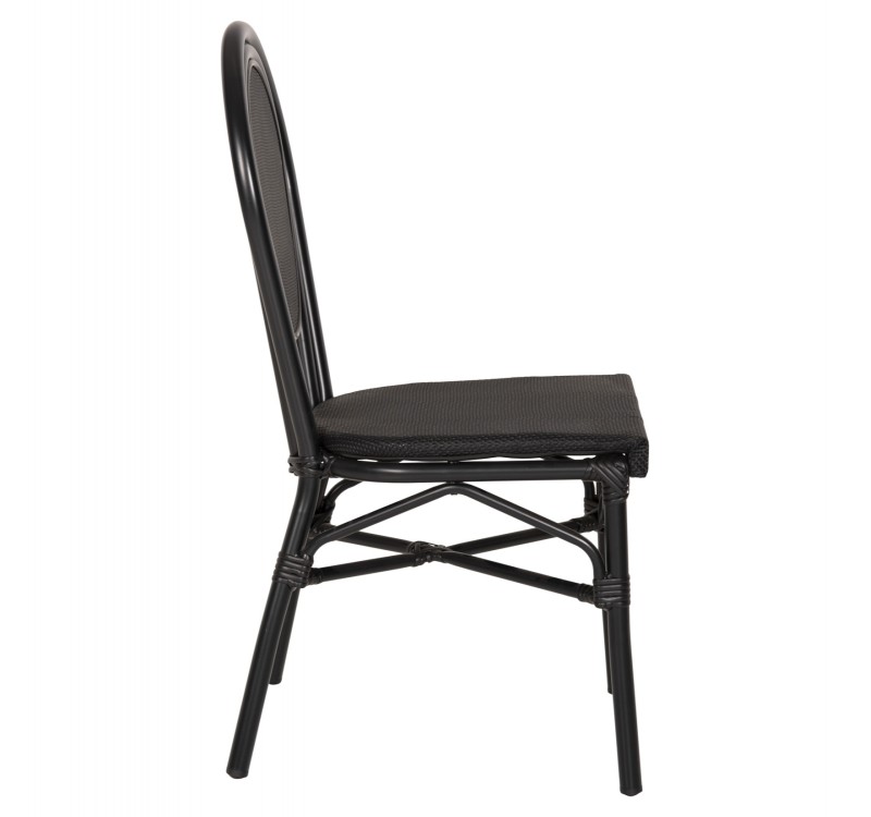ΚΑΡΕΚΛΑ ΑΛΟΥΜΙΝΙΟΥ TRENT BAMBOO LOOK ΜΕ TEXTLINE 45x57x88 εκ. HM5052