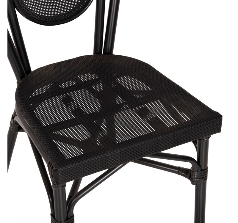 ΚΑΡΕΚΛΑ ΑΛΟΥΜΙΝΙΟΥ TRENT BAMBOO LOOK ΜΕ TEXTLINE 45x57x88 εκ. HM5052