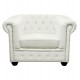 ΠΟΛΥΘΡΟΝΑ T.CHESTERFIELD POLINA HM3011.02 PU ΛΕΥΚΟ ΜΑΤ 110x90x73Y εκ.