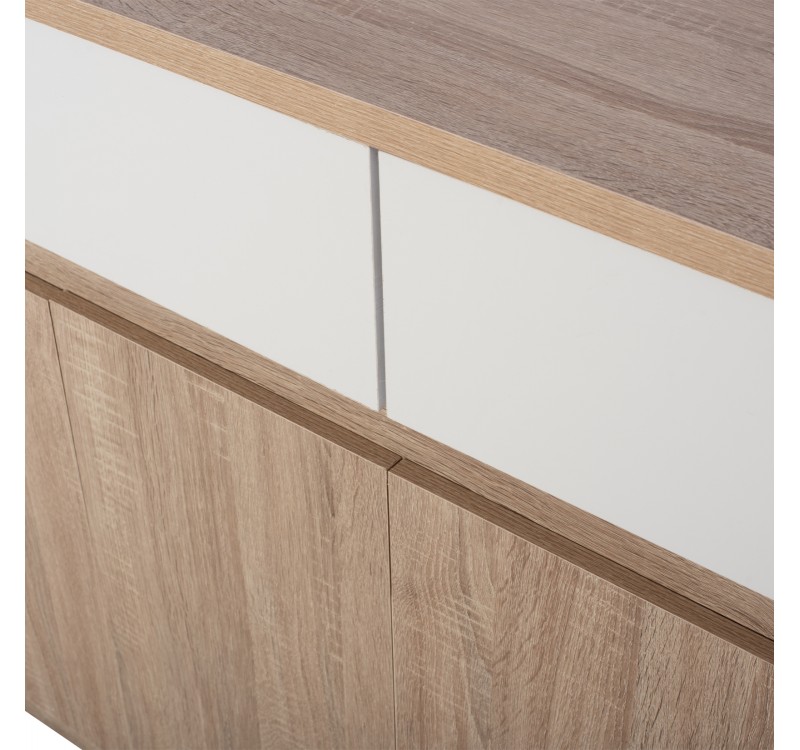 ΜΠΟΥΦΕΣ JOLENE HM2234.02 2 ΣΥΡΤΑΡΙΑ & 4 ΠΟΡΤΕΣ SONAMA 120X40X80εκ.