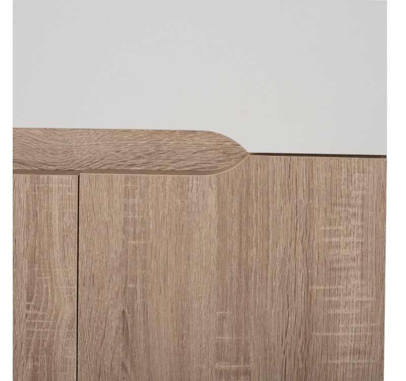 ΜΠΟΥΦΕΣ JOLENE HM2234.02 2 ΣΥΡΤΑΡΙΑ & 4 ΠΟΡΤΕΣ SONAMA 120X40X80εκ.