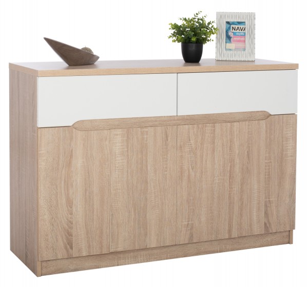 ΜΠΟΥΦΕΣ JOLENE HM2234.02 2 ΣΥΡΤΑΡΙΑ & 4 ΠΟΡΤΕΣ SONAMA 120X40X80εκ.