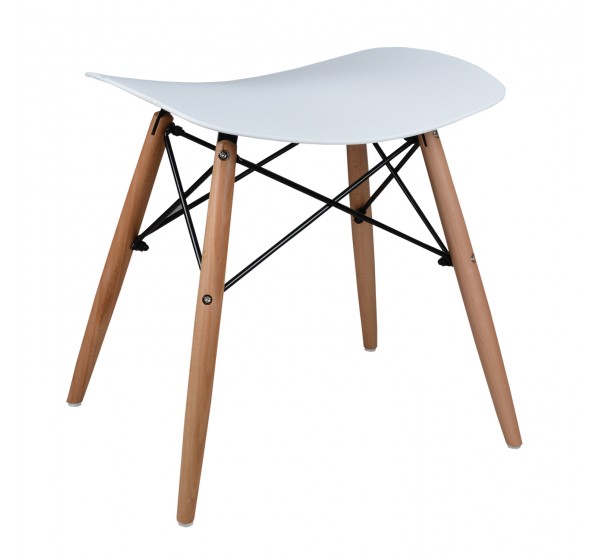 ΣΚΑΜΠΟ ΤΟΝΙΑ HM0109.01 ΠΟΔΙΑ ΞΥΛΟ ΟΞΙΑΣ-ΛΕΥΚΟ ΠΟΛΥΠΡΟΠΥΛΕΝΙΟ 47x34.5x46.5Υεκ.