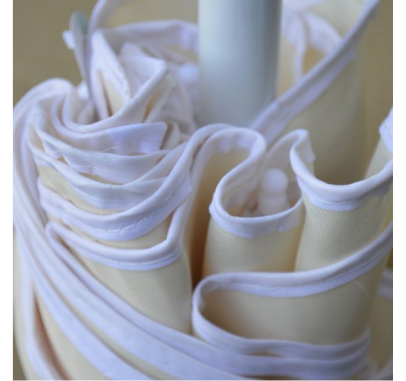 ΟΜΠΡΕΛΑ ΘΑΛΑΣΣΗΣ RANDALL 2.20μ HM6015.01 ΛΕΥΚΗ 8 ΑΚΤΙΝΕΣ FIBERGLASS