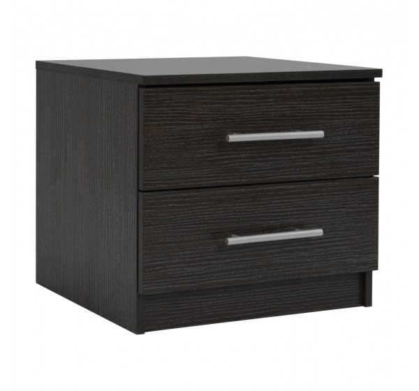 ΚΟΜΟΔΙΝΟ ΜΕΛΑΜΙΝΗΣ CHELSEA HM2220.01 ZEBRANO 48X40,5X41,5 εκ.