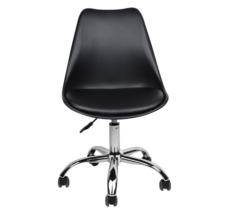 ΚΑΡΕΚΛΑ ΓΡΑΦΕΙΟΥ VEGAS HM1052.01 ΜΑΥΡΗ 48x56x95 εκ.