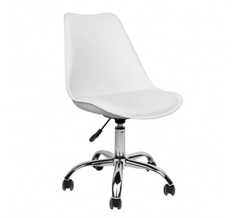 ΚΑΡΕΚΛΑ ΓΡΑΦΕΙΟΥ VEGAS HM1052.04 ΛΕΥΚΗ 48x56x95 εκ.