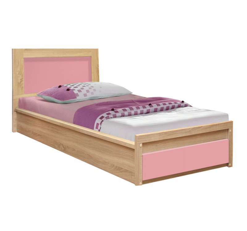 ΚΡΕΒΑΤΙ ΜΕ ΣΥΡΤΑΡΙ PLAYROOM HM330.02 SONAMA-ΡΟΖ 90Χ190εκ.