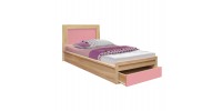 ΚΡΕΒΑΤΙ ΜΕ ΣΥΡΤΑΡΙ PLAYROOM HM330.02 SONAMA-ΡΟΖ 90Χ190εκ.