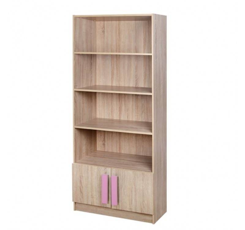 ΒΙΒΛΙΟΘΗΚΗ PLAYROOM SONAMA-ΡΟΖ HM10146.03 80X35X180εκ.