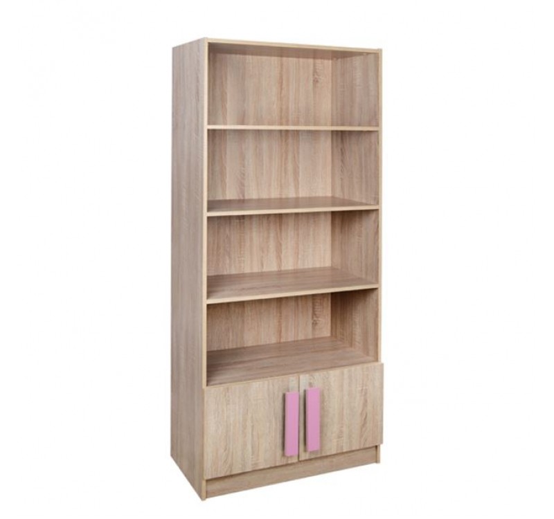 ΒΙΒΛΙΟΘΗΚΗ PLAYROOM SONAMA-ΡΟΖ HM10146.03 80X35X180εκ.