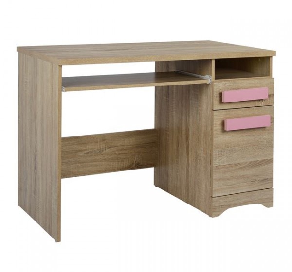 ΓΡΑΦΕΙΟ PLAYROOM SONAMA+ ΡΟΖ ΧΕΡΟΥΛΙ HM11154.02 110X55X76.5
