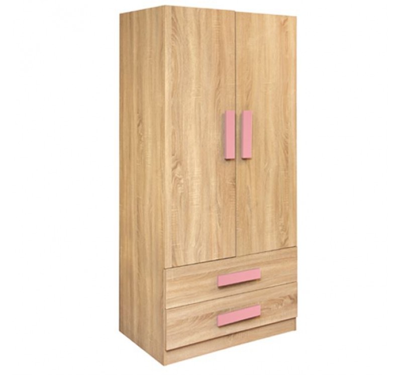 ΝΤΟΥΛΑΠΑ 2ΦΥΛΛΗ PLAYROOM SONAMA-ΡΟΖ HM335+HM336.02 80X50X180εκ.
