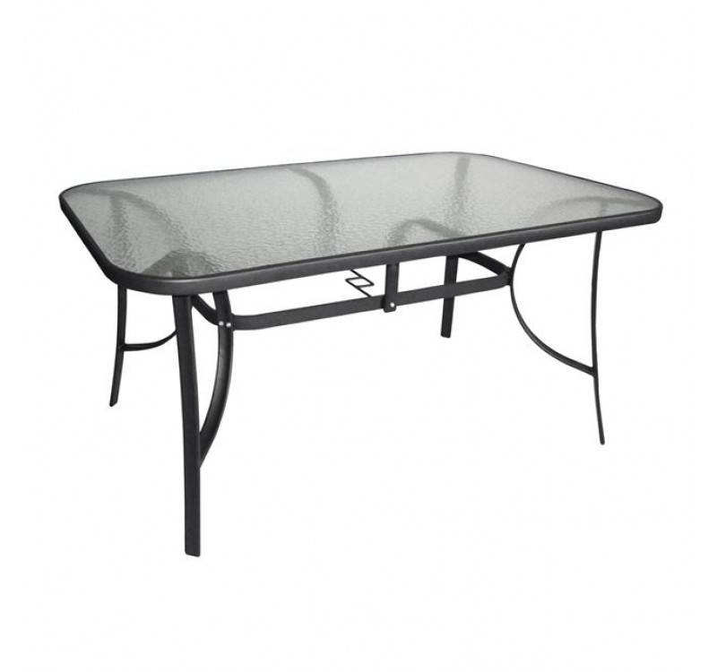 ΣΕΤ ΤΡΑΠΕΖΑΡΙΑ ΓΚΡΙ  ΜΕΤΑΛΛΙΚΗ 7ΤΜΧ ΜΕ 6ΚΑΡΕΚΛΕΣ ΚΑΙ ΤΡΑΠΕΖΙ 160Χ90 HM5206.01