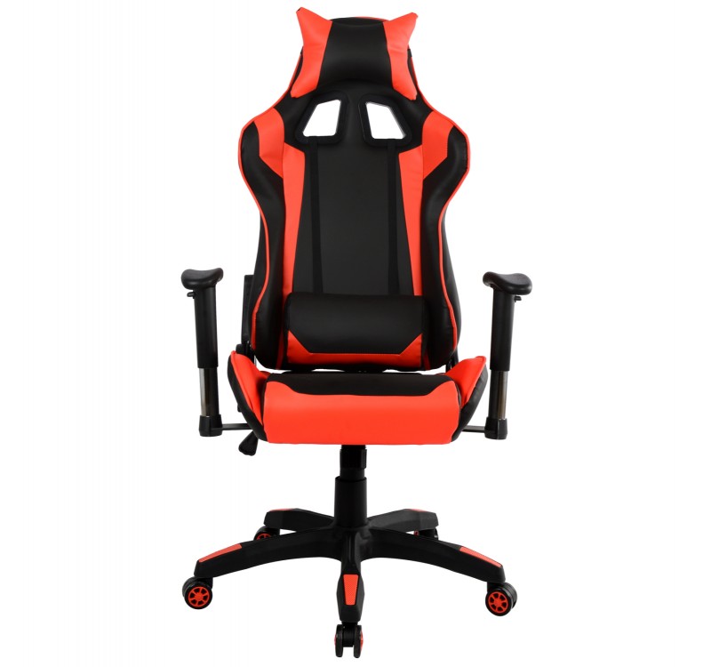 ΠΟΛΥΘΡΟΝΑ GAMING ZAYN HM1056.01 ΜΑΥΡΟ-ΚΟΚΚΙΝΟ PU 67x70x134 εκ.