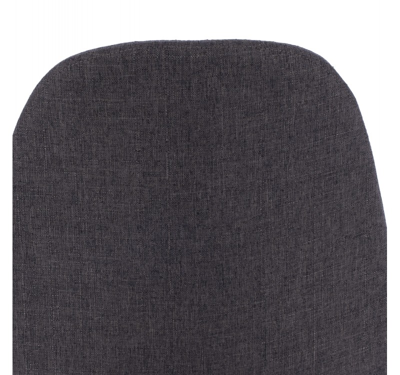 ΚΑΡΕΚΛΑ LEONARDO ΜΕ ΥΦΑΣΜΑ ΓΚΡΙ ΣΚΟΥΡΟ ΚΑΙ ΜΑΥΡΑ ΜΕΤΑΛΛΙΚΑ ΠΟΔΙΑ HM00100.16 43,5x59x84Υ εκ.