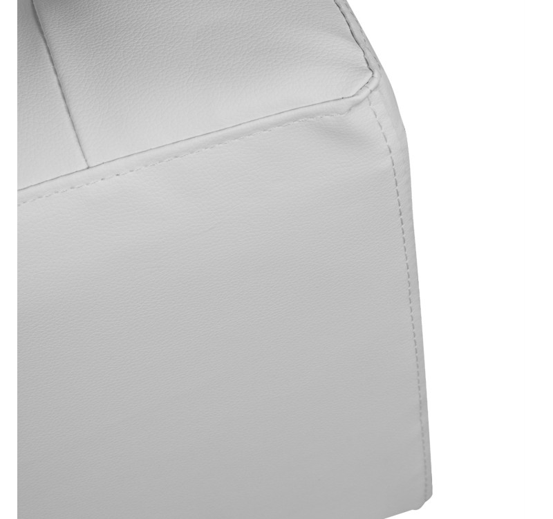 ΣΚΑΜΠΩ 37Χ37Χ35εκ ΜΕ PU ΛΕΥΚΟ PUNK HM264.02