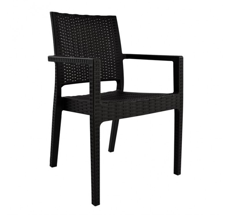 ΠΟΛΥΘΡΟΝΑ ΠΟΛΥΠΡΟΠΥΛΕΝΙΟΥ ΒΑΡΕΩΣ ΤΥΠΟΥ KAGANU DARK BROWN HM5134.09 57x55,5x89 εκ.