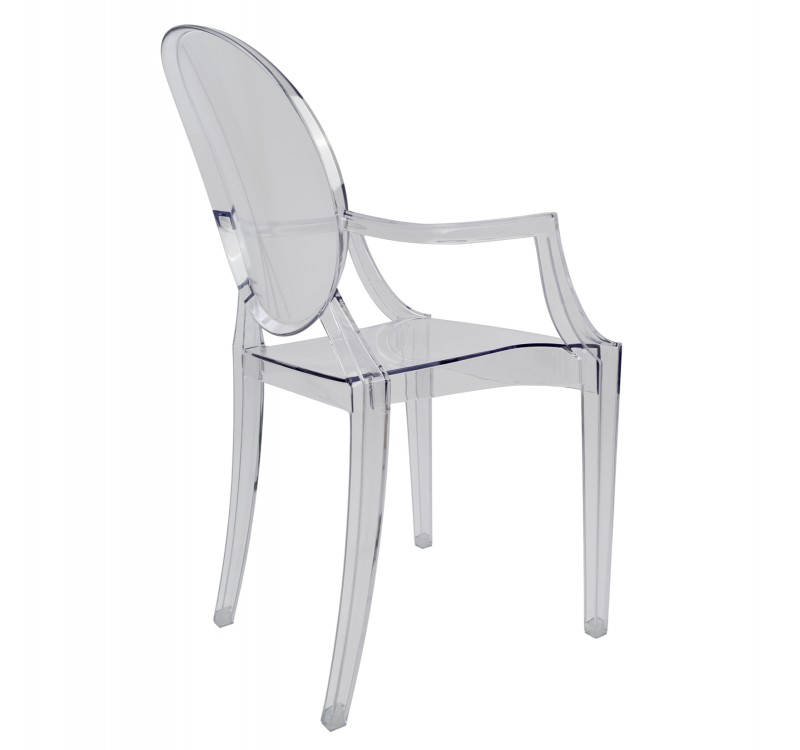 ΠΟΛΥΘΡΟΝΑ ΑΚΡΥΛΙΚΗ ΔΙΑΦΑΝΗ ΜΕ ΜΠΡΑΤΣΑ ARAMIS HM0169 52,2x56,5x92 εκ.