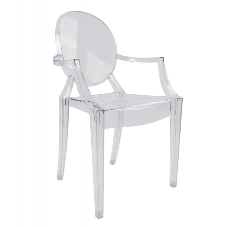 ΠΟΛΥΘΡΟΝΑ ΑΚΡΥΛΙΚΗ ΔΙΑΦΑΝΗ ΜΕ ΜΠΡΑΤΣΑ ARAMIS HM0169 52,2x56,5x92 εκ.