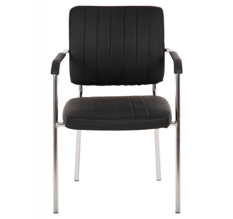 ΚΑΡΕΚΛΑ QUESTA ΜΕ ΜΠΡΑΤΣΑ HM1070.01 ΜΑΥΡΗ 54x62x84 εκ.